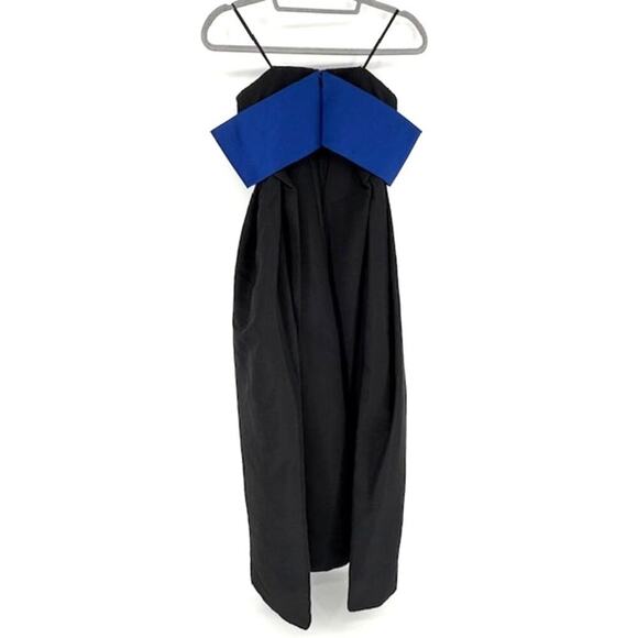 SACHIN + BABI “Kelli” Off-the-Shoulder Gown in Blue and Black – Size 0 NWT - Picture 4 of 9